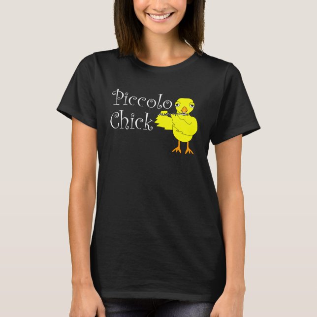 Text på Chicken Bild T Shirt (Framsida)
