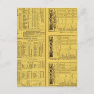 Text Page Michigan Central Railroad Vykort