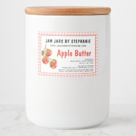 Text Red Apples Play krävs av bomullsindustrin Mat Etiketter