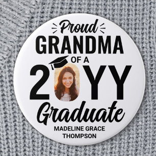 Text Student Photo Proud Grandma Black White Knapp