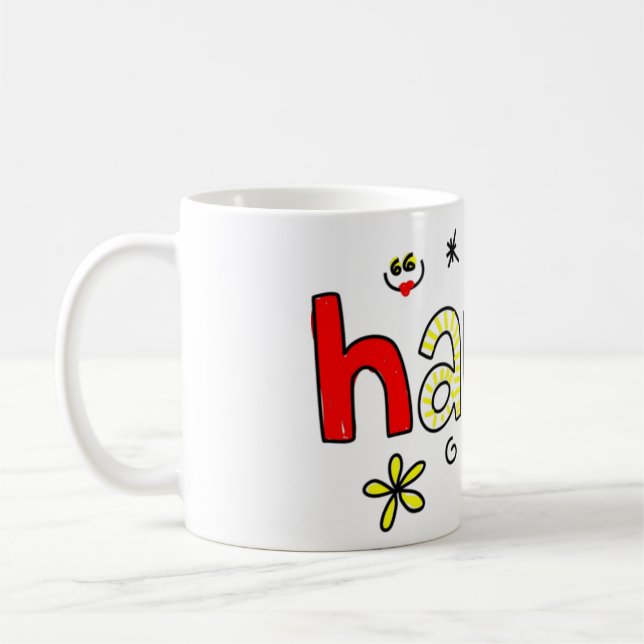 text, text, teckensnitt kaffemugg (Vänster)
