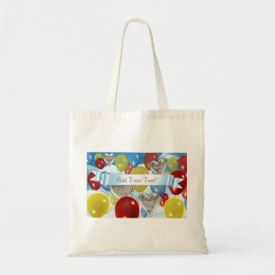 Text tillfogad himmel sväller anpassadetote bags tygkasse