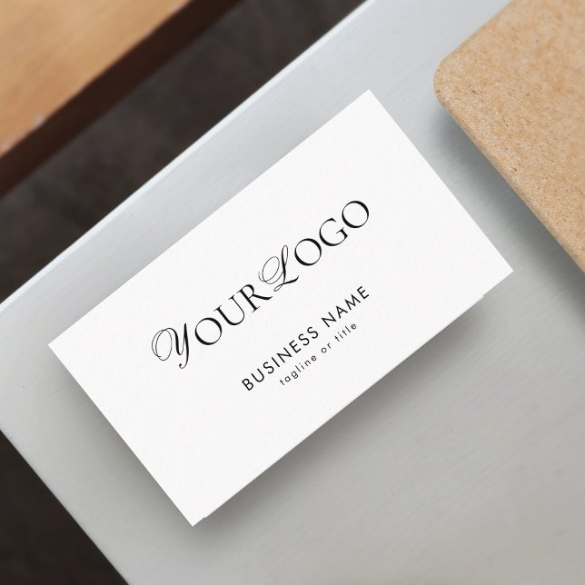 Text Vågrät Business Logotyp Qr Code Company Visitkort (Skapare uppladdad)