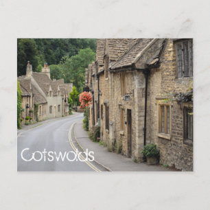 Text-vykort i Castle Combe Vykort