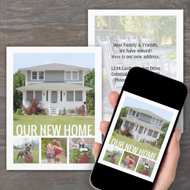 Textändring i Adress 5 Photo Collage Flytta Meddelande (Skapare uppladdad)