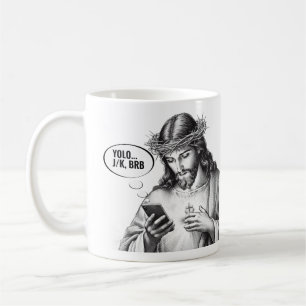 Textar Jesus - JK YOLO BRB Kaffemugg