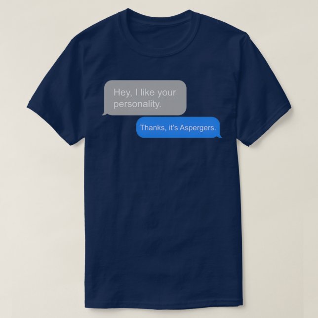 Textbubbla tack t shirt (Design framsida)