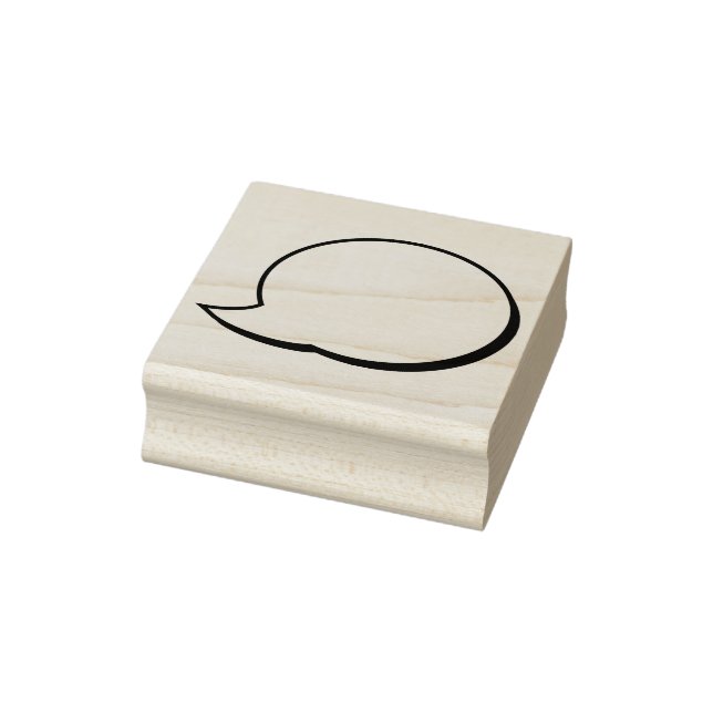 Textbubbla - tal - Höger Stämpel (Stämpel)