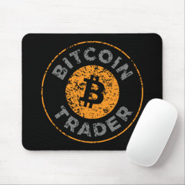 Textcirkel för Bitcoin Trader Grunge Text Circle O Musmatta