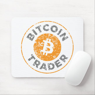 Textcirkel för Bitcoin Trader Grunge Text Circle O Musmatta