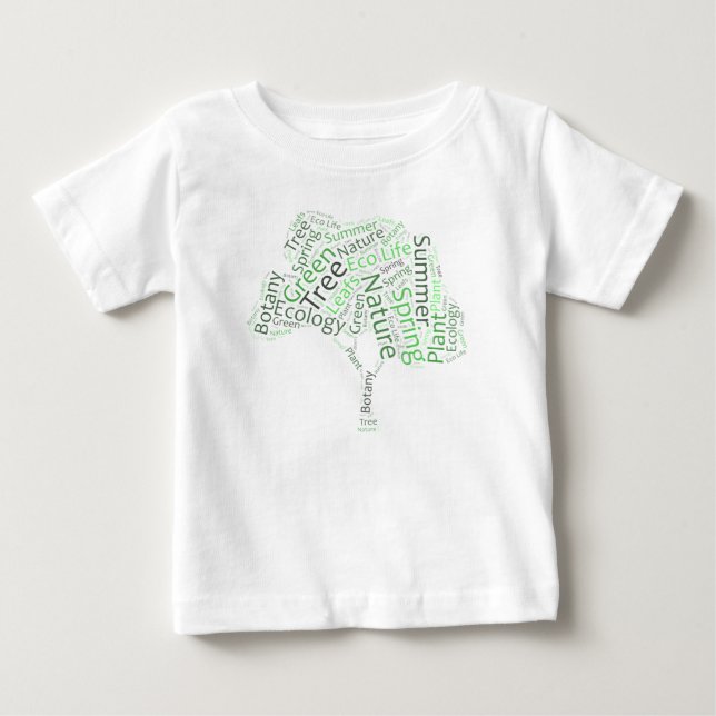 Textdesign - ECO Träd T Shirt (Framsida)