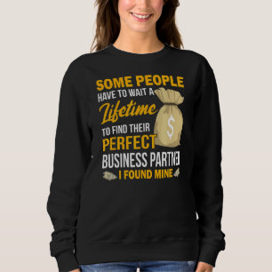 Textdesign för affärspartnerns offertinnehavare t shirt