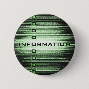Textdesign för information knapp