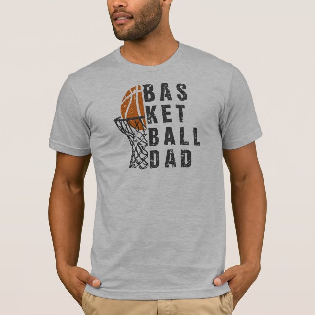 Textdesign för Pappa i basketboll T Shirt (Framsida)