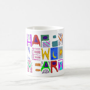 Textdesign "Gott nytt år" Kaffemugg