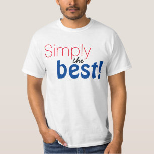 Textdesign "helt enkelt det bästa!" tröja