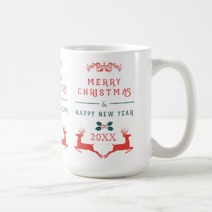 Textdesign och renhet i god jul kaffemugg
