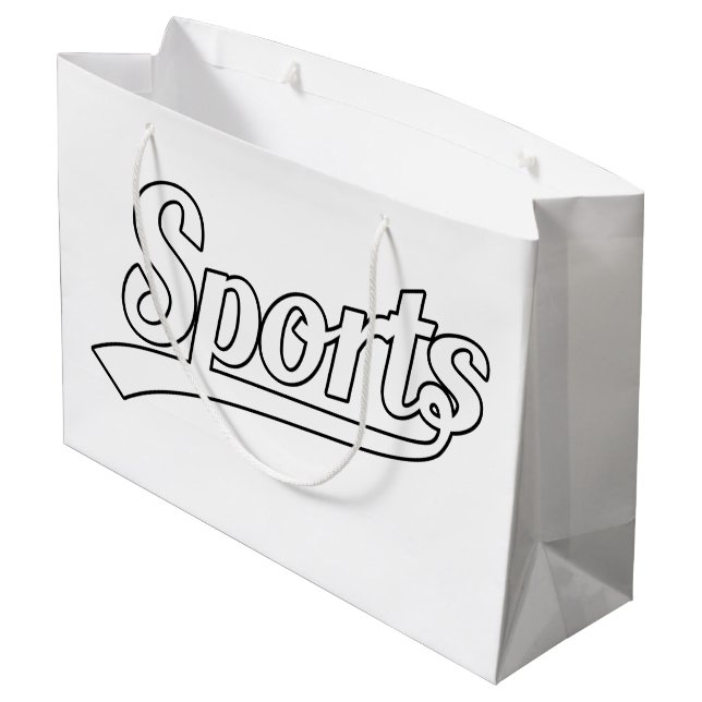 Textdesign: SPORTS vit + egen text och egna idéer (Baksidan Vinklad)