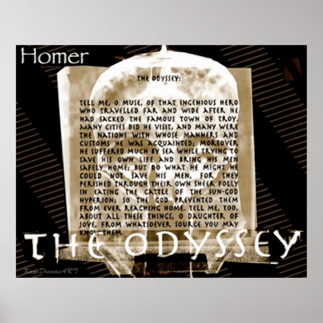 Texten från Odyssey Poster (Framsidan)
