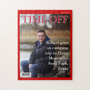 TEXTEN, PHOTO, Roligt, falsk nyhetsmagasin.. Pussel