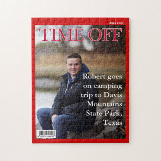 TEXTEN, PHOTO, Roligt, falsk nyhetsmagasin.. Pussel