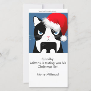 Texter från Mittens julleskort Julkort