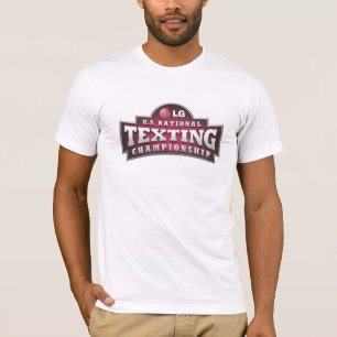 Texter logotyputslagsplats t shirt