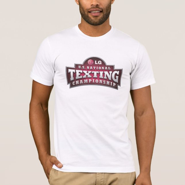 Texter logotyputslagsplats t shirt (Framsida)