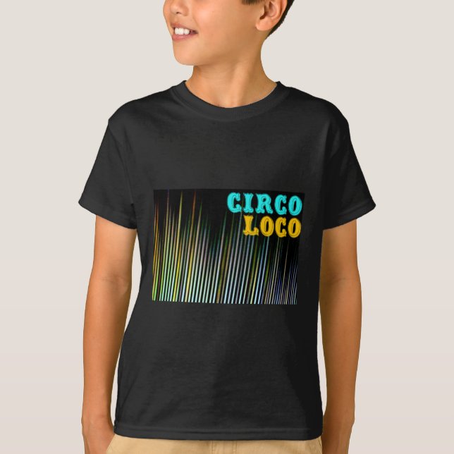 Textetikett för färg Circo Loco Loco T Shirt (Framsida)