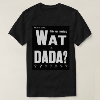 TEXTFORMGIVNING FÖR GRAFISK DADA-TECKNING TEE SHIRT