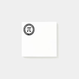 TEXTFORMGIVNINGENS Pi-nummer - Matematisk symbol Post-it Block