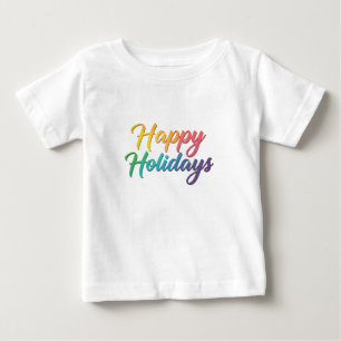 Textgrafik för Regnbåge Glad helg T Shirt