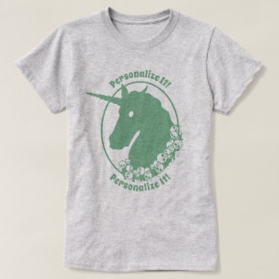 TEXTGrönten Zombie Unicorn T-Shirt