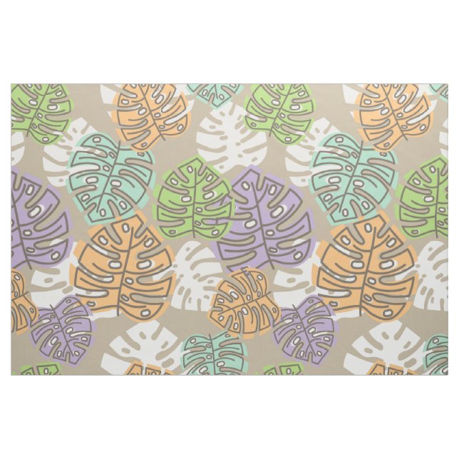 Textil av pastelltyp löv (Yard)
