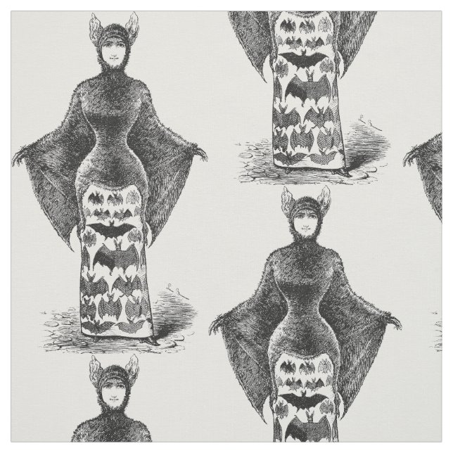 Textil för kvinna för vintagevictorianfladdermöss (Provkarta)