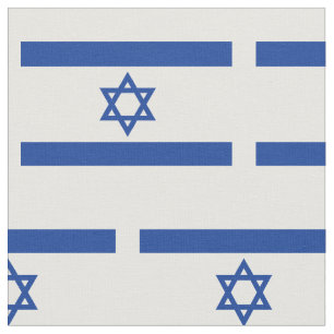 Textil för tyg DIY för Israel flaggamönster