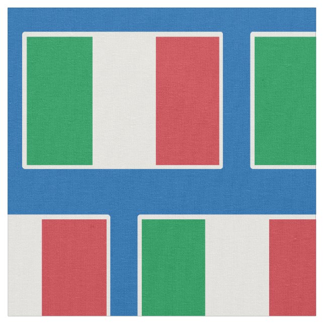 Textil för tyg DIY för italienskt flaggamönster (Närbild)