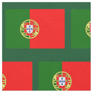 Textil för tyg DIY för portugisiskt flaggamönst