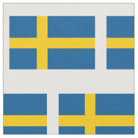 Textil för tyg DIY för svenskflaggamönster