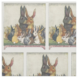Textil för vintagepåskharefamilj