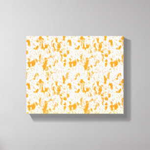 Textil mönster med en levande orange och ett sunt canvastryck