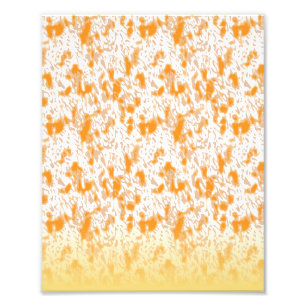 Textil mönster med en levande orange och ett sunt  fototryck