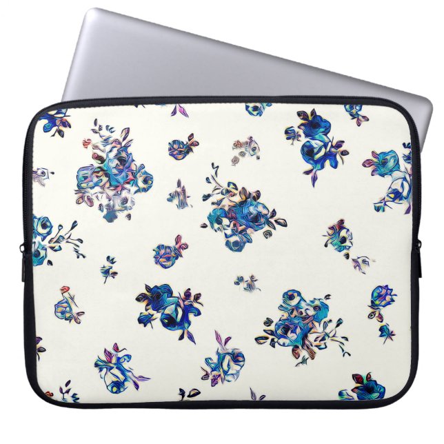 Textil och tapet sömlöst mönster. Digital i Laptop Fodral (Framsidan)