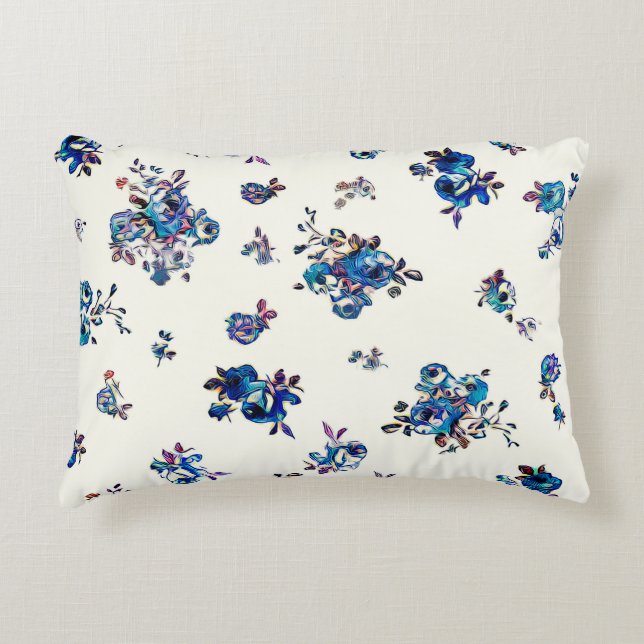 Textil och tapet sömlöst mönster. Digital i Prydnadskudde (Framsidan)