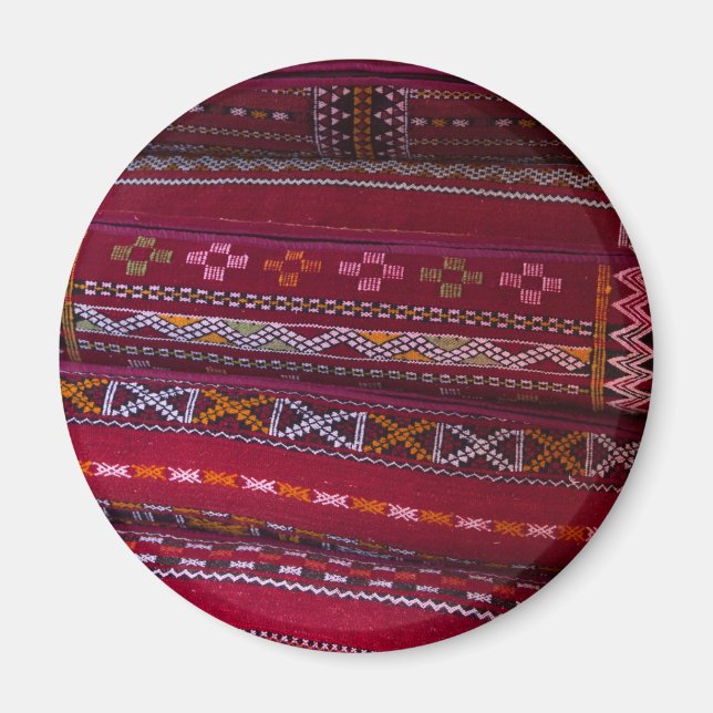 Textila kuddmönster magnet (Framsidan)