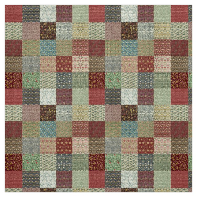 Textilar för vintagearvPatchwork Tyg (Provkarta)