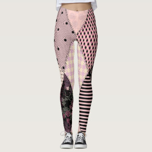 Textilbakerie: Patchwork Vintage Mönster Leggings
