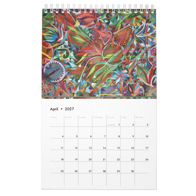 Textildesign Kalender (Apr 2027)