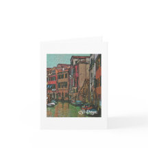 Textile Art Venedig Notecard