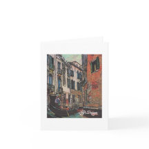 Textile Art Venedig Notecard